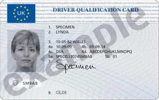 A Driver Qualification Card